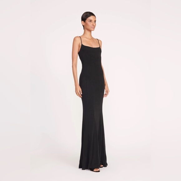 New STAUD Lauren Maxi Dress Black - Picture 17 of 17